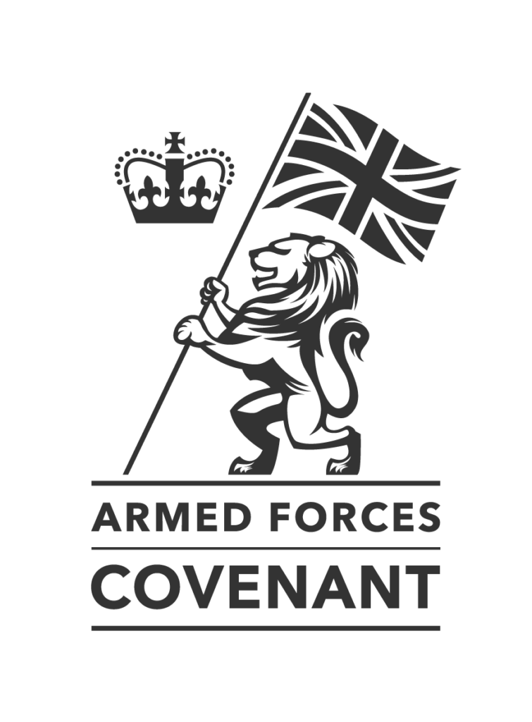 armed forces covenant logo black on white