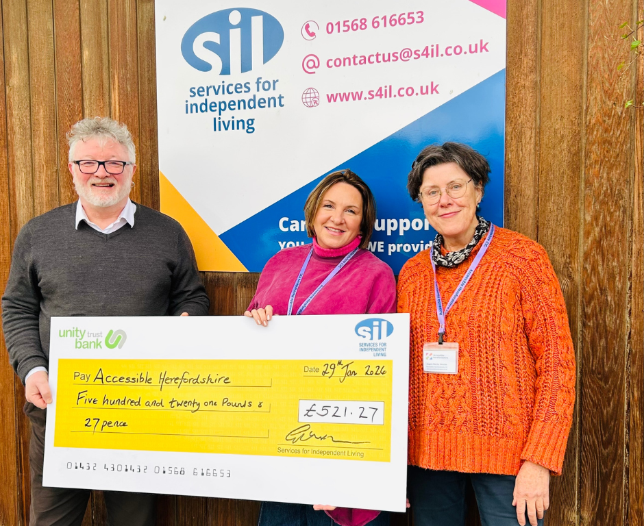 Big Cheque Hand Over